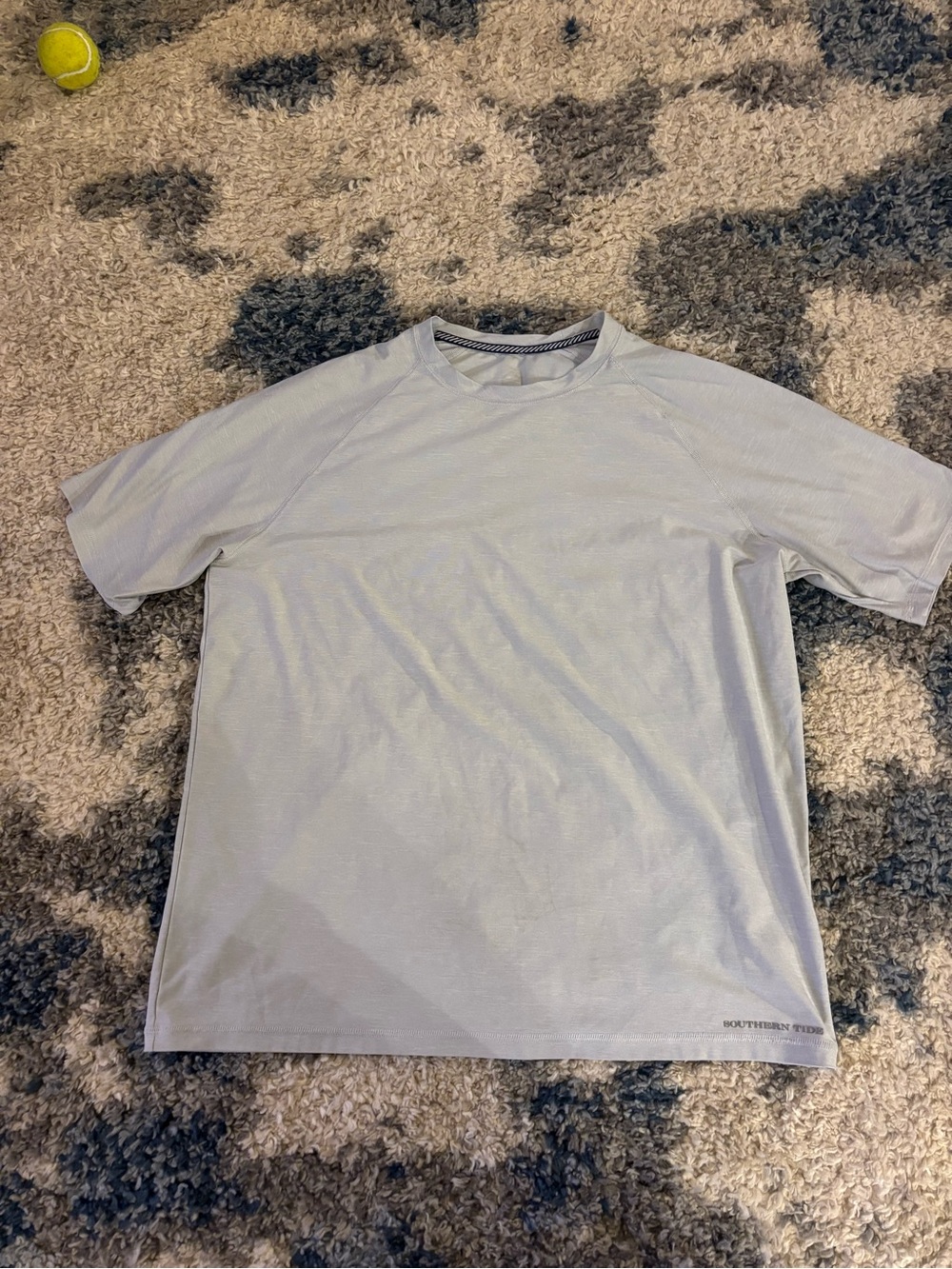 Southern Tide Light Gray Performance Short-Sleeve Tee
